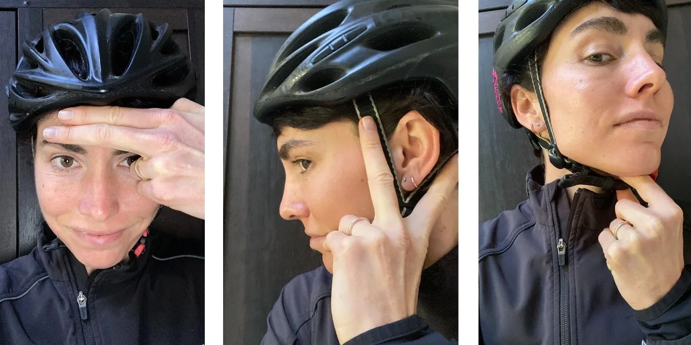 نحوه صحیح قرار دادن کلاه دوچرخه سواری - آیبایک
