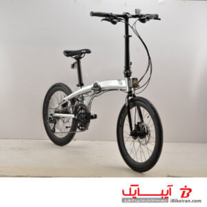 دوچرخه تاشو کمپ مدل MAVEN Z9 سایز 20 رنگ نقره ای - آیبایک