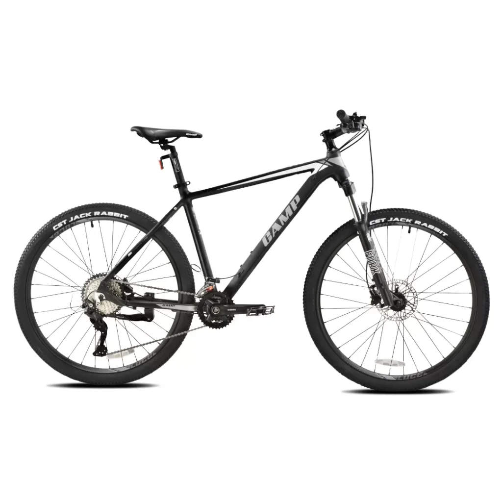 دوچرخه کوهستان کمپ مدل WHIZZ 7.0 سایز 27.5 (CAMP WHIZZ 7.0) رنگ مشکی سفید - آیبایک