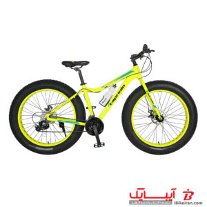 دوچرخه ساحلی (لاستیک پهن) کاپریولو مدل FAT سایز 26 رنگ زرد - آیبایک