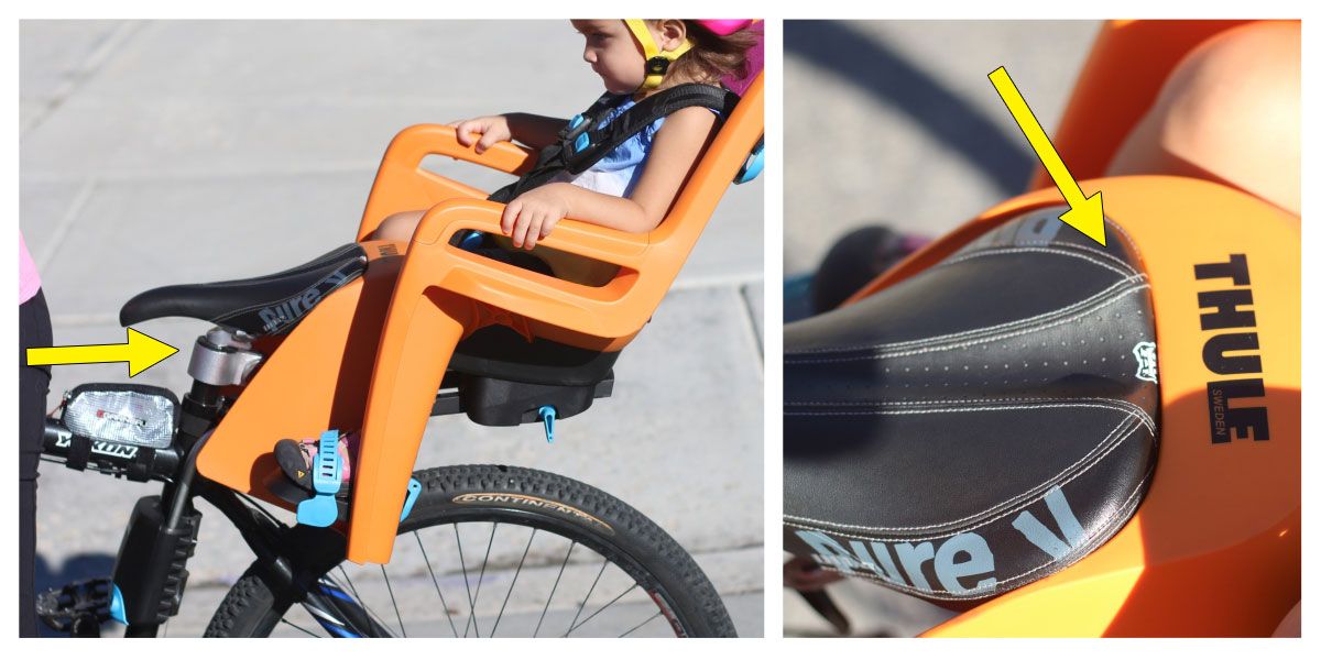 صندلی کودک دوچرخه متصل به ترکبند - آیبایک