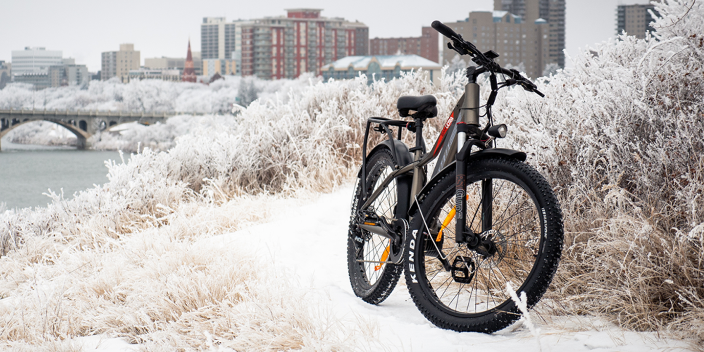 نکات دوچرخه سواری با دوچرخه برقی در زمستان - آیبایک