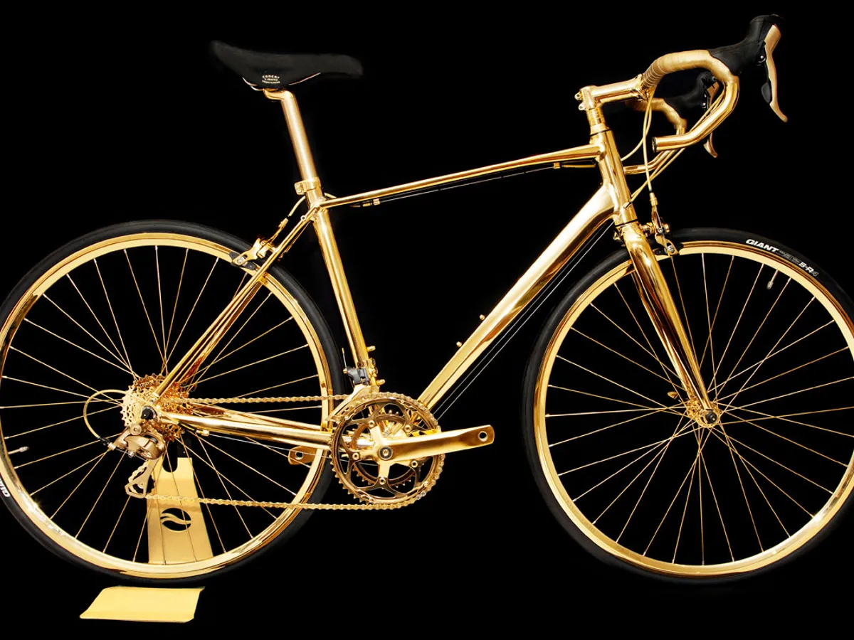 دوچرخه 24K Gold Men’s Racing Bike - آیبایک
